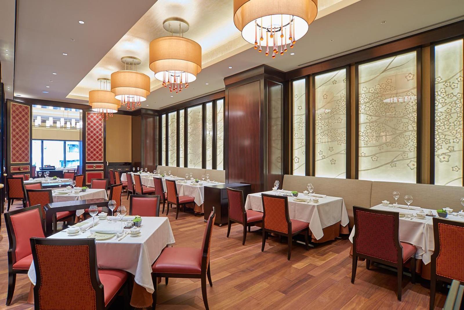 The Okura Tokyo Otel Dış mekan fotoğraf The interior of the restaurant